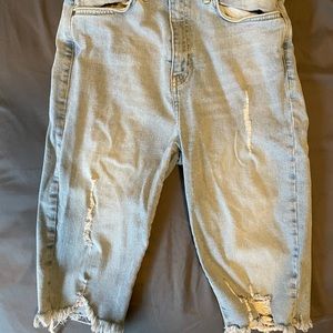 Short Denim Bermuda Pants